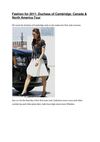 Fashion for 2011: Duchess of Cambridge: Canada & North America Tour