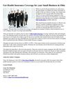 Get Health Insurance Coverage for your Small Business in Ohio