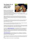 The Quick Fix of Adult Online Dating Sites