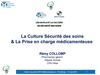 Journée CIPE 160611 Culture securite PEC Medicamenteuse R Collomp