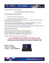 Vodafone UK Nokia E7 Unlocking Instructions