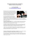 Dotcom Internet Marketing Tips: 5 Incredibly Easy Methods to Promote Any Product Online.