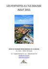 Programme des festivités août 2011