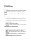 Resumen. Exposición: Sesión II. El Contrato de Trabajo