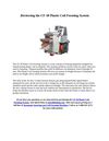 Reviewing the CF-30 Plastic Coil Forming System
