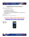 T Mobile USA LG G2x Unlock Instructions