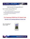 Samsung S5260 Star II Unlocking Instructions