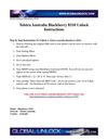 Unlock Instructions for Telstra Australia Blackberry 8310