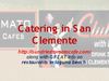 Catering in San Clemente