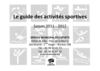 guide des activités sportives 2011-2012