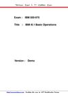 Test4pass IBM Certification 000-975 exam dumps pdf vce