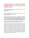 La importancia de los cursos con énfasis lingüísticos dentro de mi formación como Pedagoga Infantil