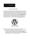 4 Useful Tips for Wordpress Design
