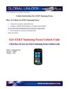 Learn The Steps To Unlock An AT&T Samsung Focus