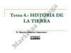 1º BAC TEMA 4 Historia de la Tierra