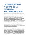 violencia en colombia