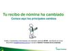 Cambios en tu recibo de nómina