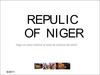 Conozcamos un país africano NIGER