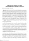 LEER PARA ESCRIBIR EN LA CLASE DE ESPAÑOL COMO LENGUA EXTRANJERA