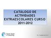 ACTIVIDADES EXTRAESCOLARES CURSO 2011-2012