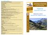 Programme Champagny en Vanoise 21-27/08/11