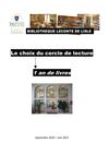 Un an de Cercle de lecture 2010-2011