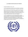 "OIT" ORGANIZACIÓN INTERNACIONAL DEL TRABAJO 