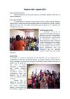 Reporte y Carta de Oración Chuy Julio - Agosto 2011