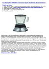 Waring Pro WPB05BC Professional Quality Bar Blender, Brushed Chrome