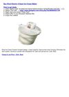 Rival Electric 4-Quart Ice Cream Maker