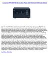 Disc Players & Recorders - OPPO BDP-80 Blu-ray Disc Player with SACD and DVD-Audio (Black)