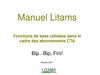 Manuel Litams Abonnements CTA