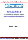 IT4pass real test 70-640 exam dumps vce free pdf
