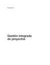 Gestión integrada de proyectos