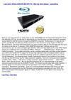 Disc Players & Recorders - Sharp AQUOS BD-HP17U - Blu-ray disc player - upscaling