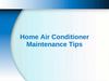 Home Air Conditioner Maintenance Tips
