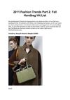 2011 Fashion Trends Part 2: Fall Handbag Hit List