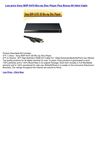 Disc Players & Recorders - Sony BDP-S470 Blu-ray Disc Player Plus Bonus 6ft Hdmi Cable