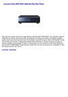 Disc Players & Recorders - Sony BDP-S500 1080p Blu-Ray Disc Player