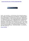 Disc Players & Recorders - Sony Blu-ray Disc DVD Player (Model# BDP-S350)