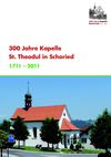 Festschrift 300 Jahre Kapelle Schoried