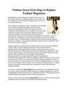 Fashion Street Style blogs to Replace Fashion Magazines