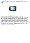 Portable Audio & Video - iLuv I1055-BLK 7-Inch Portable Tablet DVD Player with iPod Video Dock