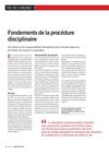 a- Fondement de la procedure disciplinaire, SIC n°270, Janv. 2009