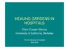 Healing Gardens in Hospitals - Clare Cooper Marcus