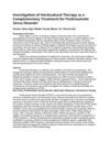 Horticultural Therapy as a Complementary Treatment for Posttraumatic Stress Disorder