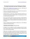 The easiest accelerated learning techniques to master 