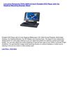 Portable Audio & Video - Panasonic DVD-LS855 8.5-Inch Portable DVD Player with Car Headrest Mounting Bracket, Black
