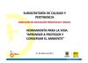 Herramientas para la Vida, formacion en Ambiente