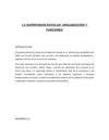La supervision Escolar, Organizacion y Funciones